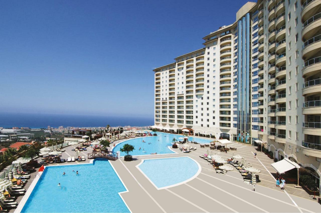 Gold City 1+1 Villa In Free Aquapark Alanya Eksteriør billede