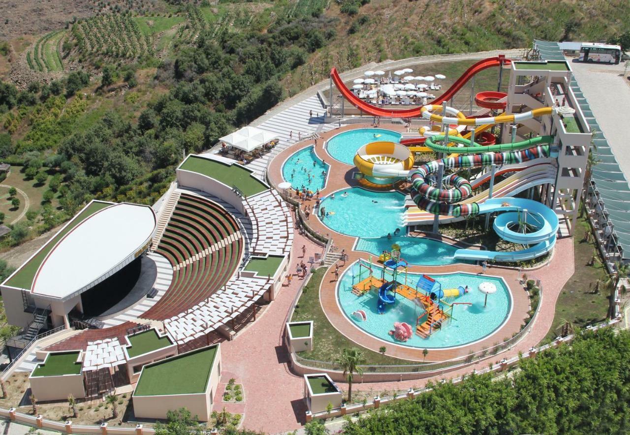 Gold City 1+1 Villa In Free Aquapark Alanya Eksteriør billede