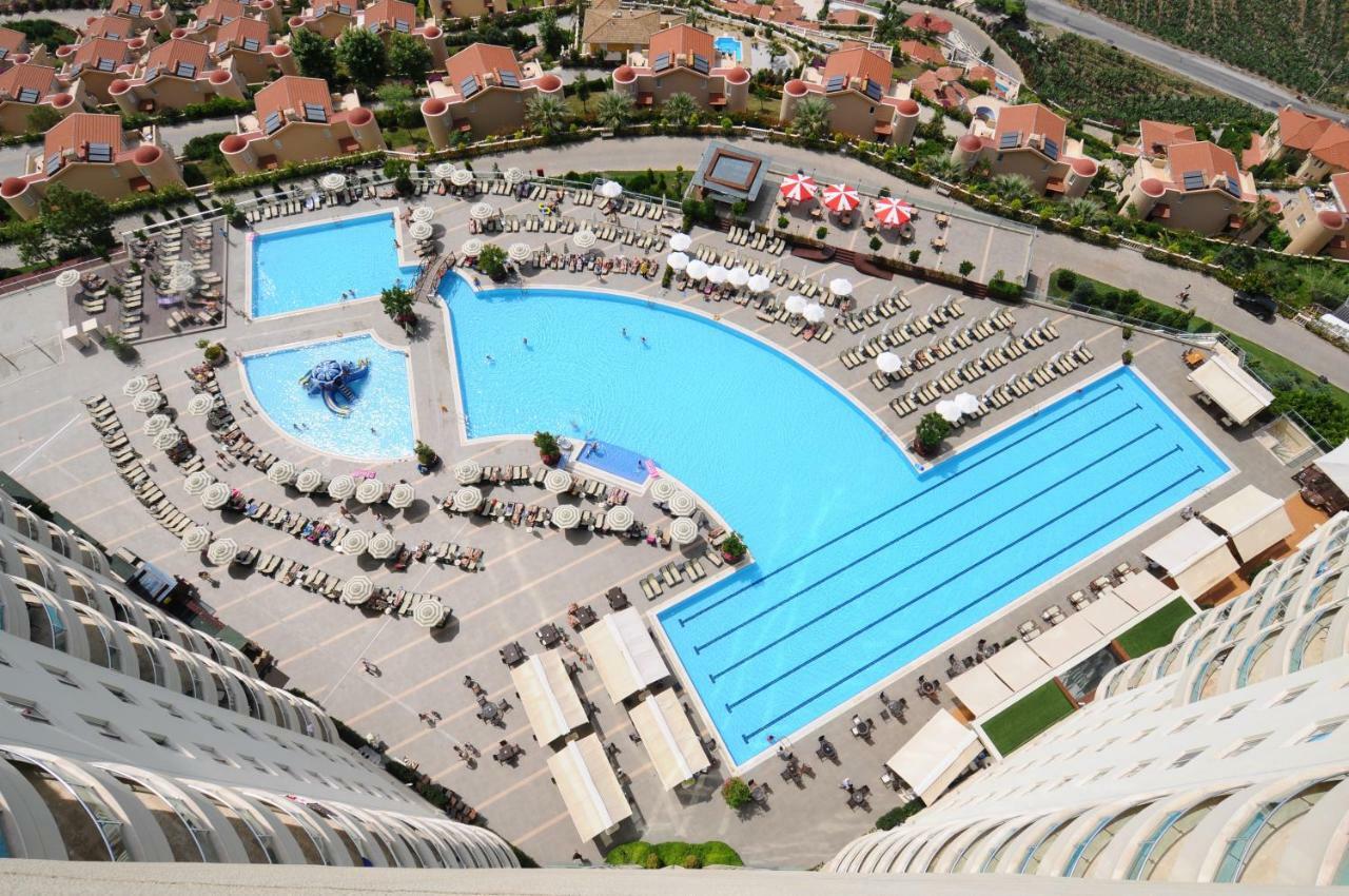 Gold City 1+1 Villa In Free Aquapark Alanya Eksteriør billede