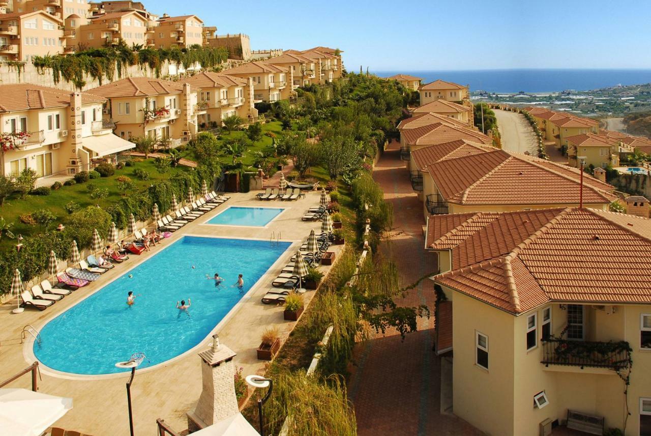 Gold City 1+1 Villa In Free Aquapark Alanya Eksteriør billede